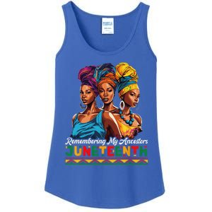 Juneteenth Celebrate African American Freedom Day Ladies Essential Tank