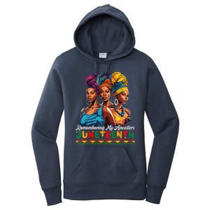 Juneteenth Celebrate African American Freedom Day Women's Pullover Hoodie