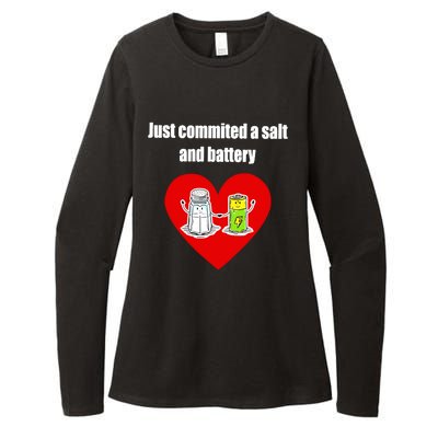 Just Commited A Salt And Battery Womens CVC Long Sleeve Shirt