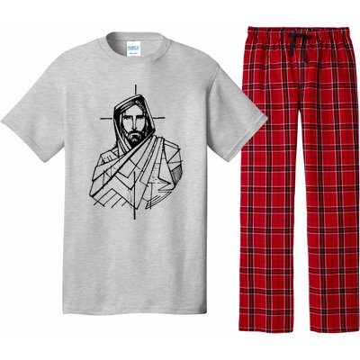 Jesus Christ And A Cross Pajama Set