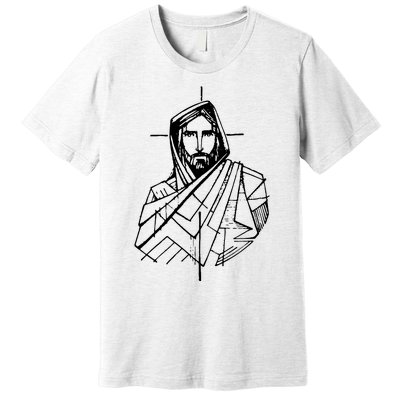 Jesus Christ And A Cross Premium T-Shirt