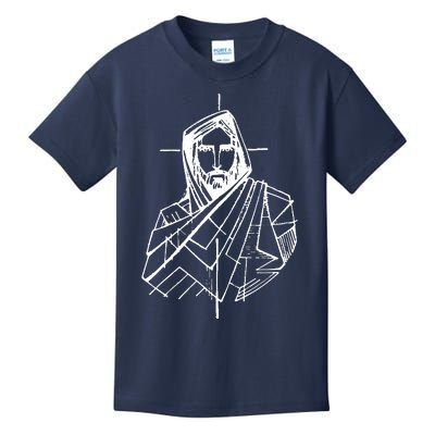 Jesus Christ And A Cross Kids T-Shirt