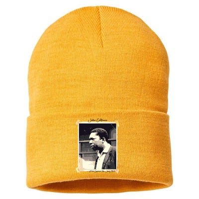 John Coltrane A Love Supreme New Jersey 1964 Sustainable Knit Beanie