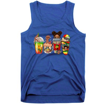 Juneteenth Coffee African Black Freedom Day Gift Tank Top