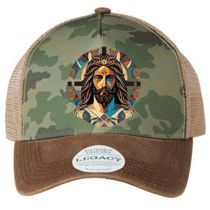 Jesus Christ Art Legacy Tie Dye Trucker Hat