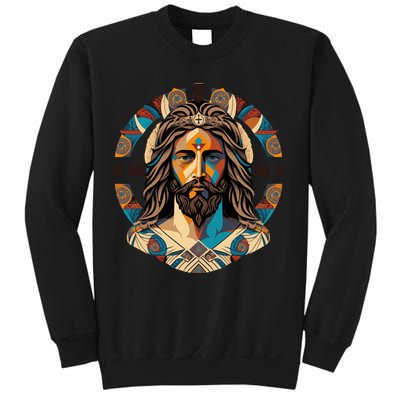 Jesus Christ Art Sweatshirt