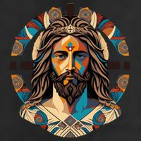 Jesus Christ Art Adult Drive Performance Visor