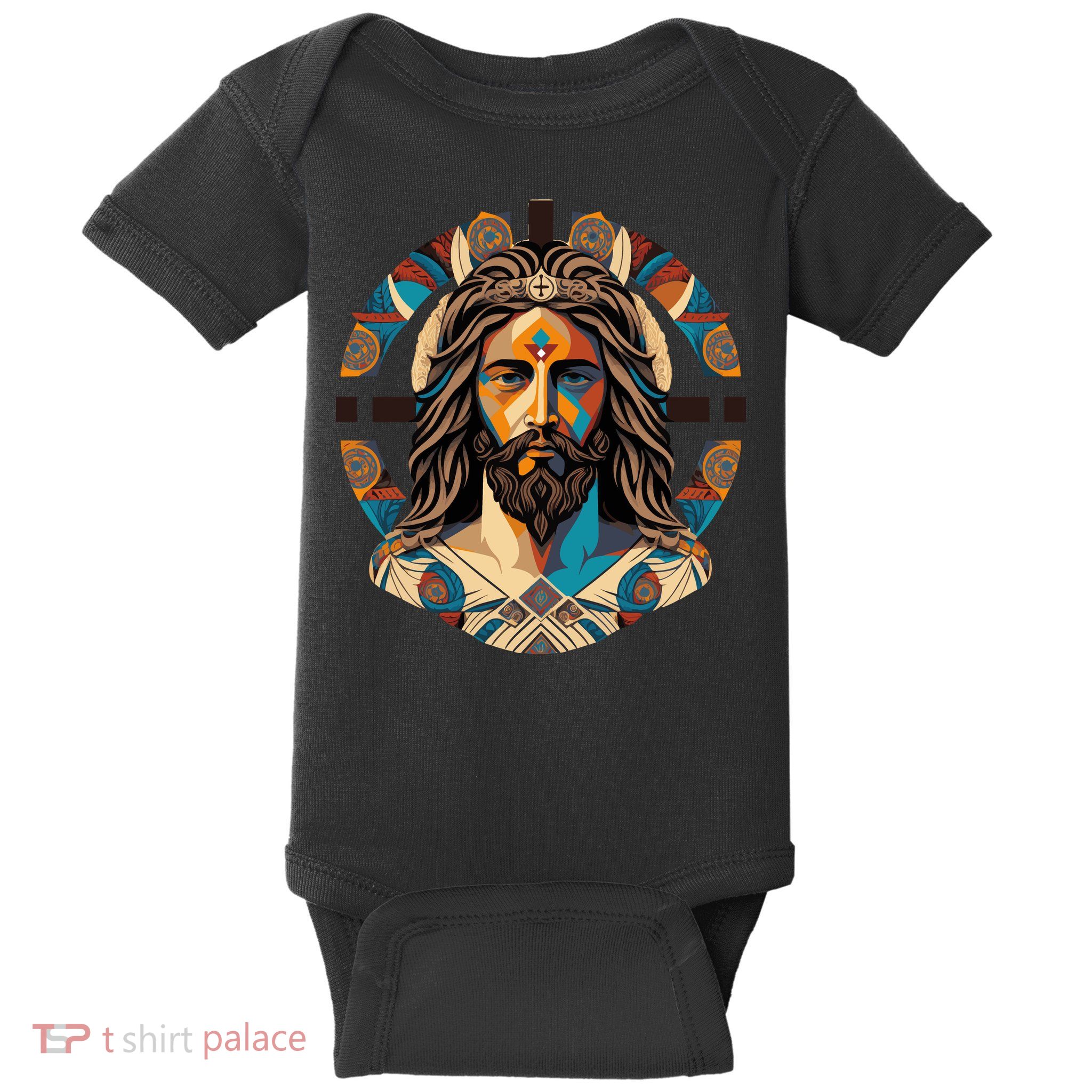 Jesus Christ Art Baby Bodysuit