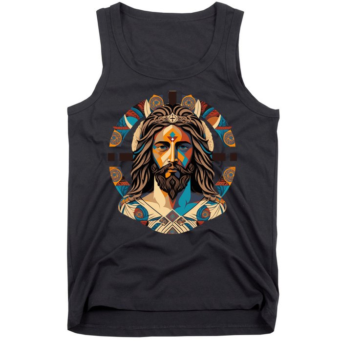 Jesus Christ Art Tank Top