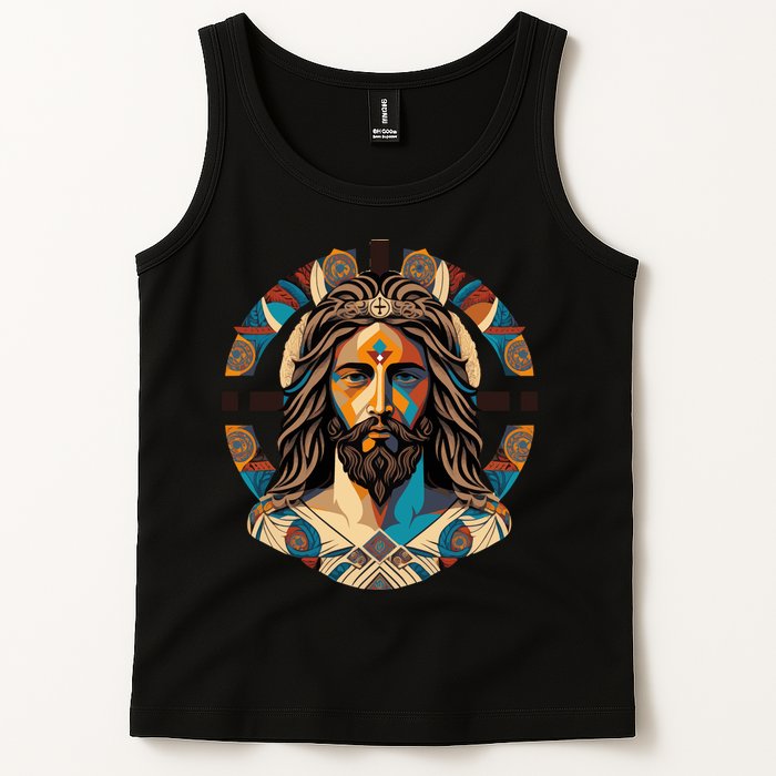 Jesus Christ Art Tank Top