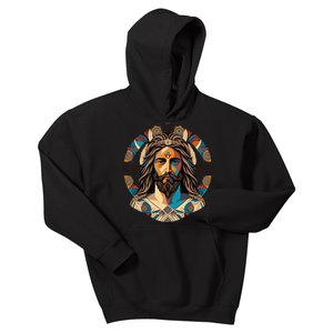 Jesus Christ Art Kids Hoodie