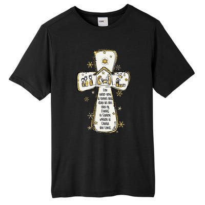 Jesus Christmas A Savior Which Is Christ The Lord Luke 211 Tall Fusion ChromaSoft Performance T-Shirt