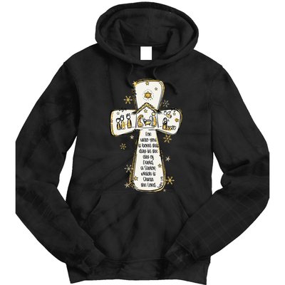 Jesus Christmas A Savior Which Is Christ The Lord Luke 211 Tie Dye Hoodie