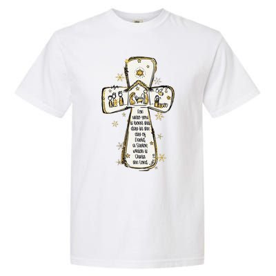 Jesus Christmas A Savior Which Is Christ The Lord Luke 211 Garment-Dyed Heavyweight T-Shirt