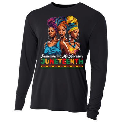 Juneteenth Celebrate African American Freedom Day Cooling Performance Long Sleeve Crew