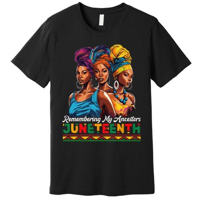 Juneteenth Celebrate African American Freedom Day Premium T-Shirt