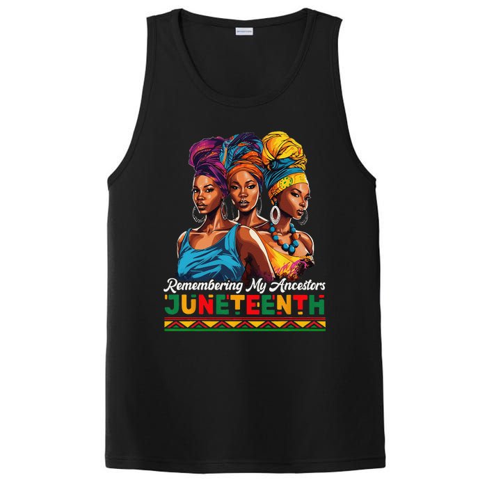 Juneteenth Celebrate African American Freedom Day PosiCharge Competitor Tank