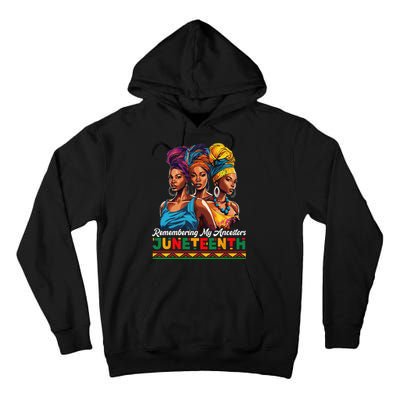 Juneteenth Celebrate African American Freedom Day Tall Hoodie