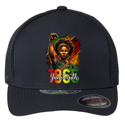 Juneteenth Celebrate African American Freedom Day Flexfit Unipanel Trucker Cap