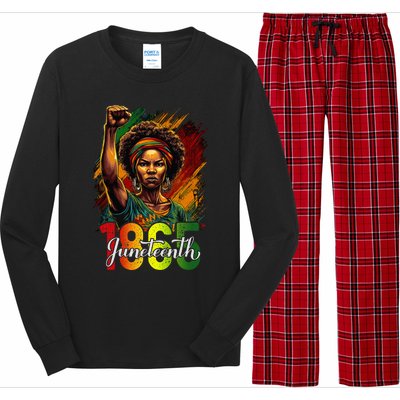 Juneteenth Celebrate African American Freedom Day Long Sleeve Pajama Set