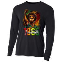 Juneteenth Celebrate African American Freedom Day Cooling Performance Long Sleeve Crew