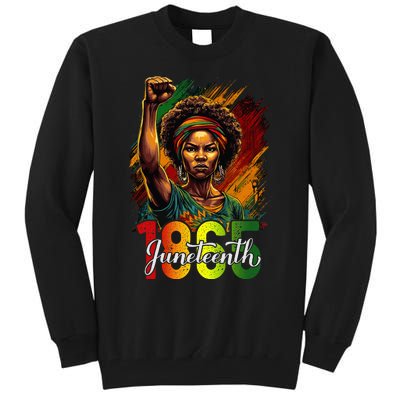 Juneteenth Celebrate African American Freedom Day Tall Sweatshirt