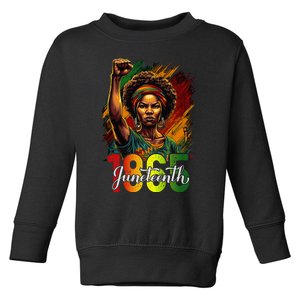 Juneteenth Celebrate African American Freedom Day Toddler Sweatshirt