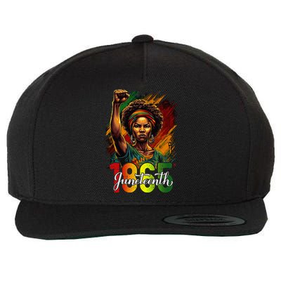 Juneteenth Celebrate African American Freedom Day Wool Snapback Cap