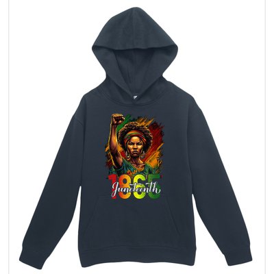 Juneteenth Celebrate African American Freedom Day Urban Pullover Hoodie