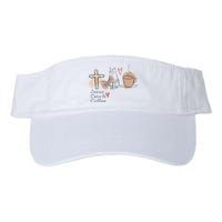 Jesus Cats And Coffee Minimalist Design Visor