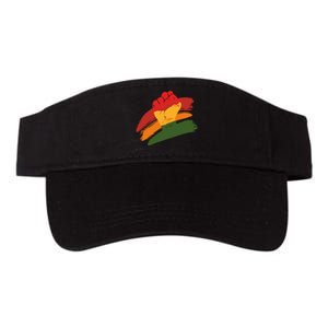 Juneteenth Cool Black History African American Flag Valucap Bio-Washed Visor