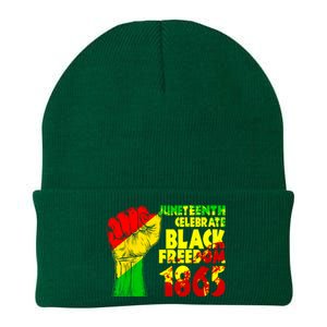 Juneteenth Celebrate Black Freedom 1865 History Month Knit Cap Winter Beanie