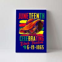 Juneteenth Celebrating Black Freedom 1865 African American Meaningful Gift Canvas