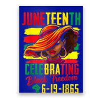 Juneteenth Celebrating Black Freedom 1865 African American Meaningful Gift Poster