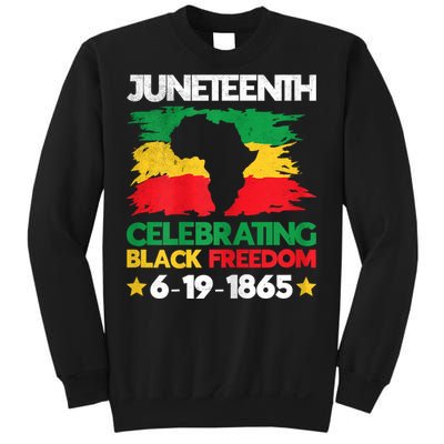 Juneteenth Celebrating Black Freedom 1865 African American Sweatshirt