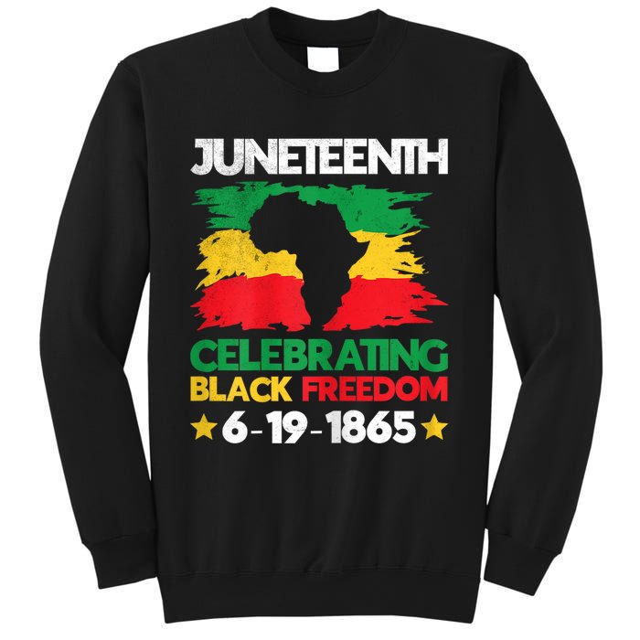 Juneteenth Celebrating Black Freedom 1865 African American Sweatshirt