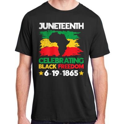 Juneteenth Celebrating Black Freedom 1865 African American Adult ChromaSoft Performance T-Shirt