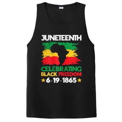 Juneteenth Celebrating Black Freedom 1865 African American PosiCharge Competitor Tank