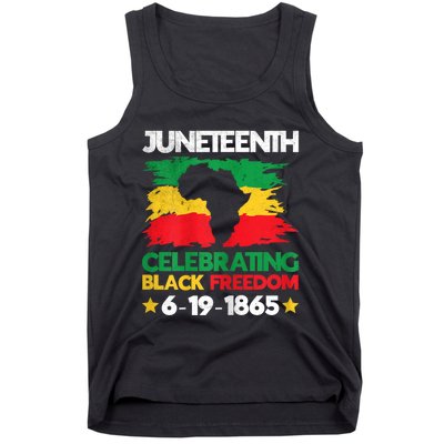 Juneteenth Celebrating Black Freedom 1865 African American Tank Top