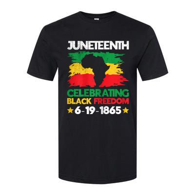 Juneteenth Celebrating Black Freedom 1865 African American Softstyle CVC T-Shirt