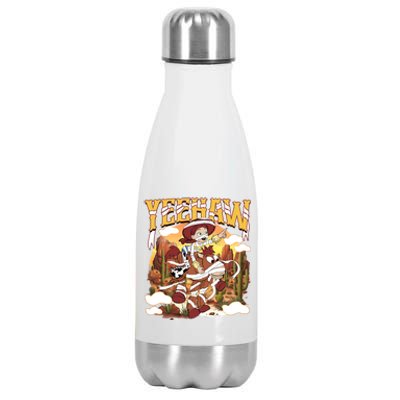 Jessie Cowgirl Bullseye Mummy Halloween Yeehaw Western Halloween Stainless Steel Insulated Water Bottle