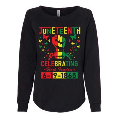 Juneteenth Celebrating Black Freedom 1865 African American Womens California Wash Sweatshirt