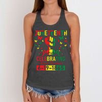 Juneteenth Celebrating Black Freedom 1865 African American Women's Knotted Racerback Tank