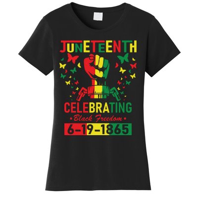 Juneteenth Celebrating Black Freedom 1865 African American Women's T-Shirt