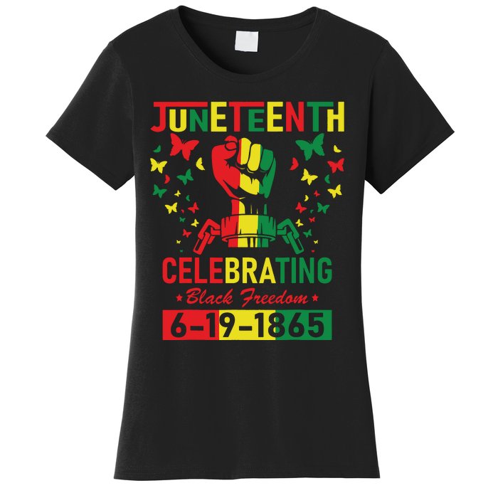 Juneteenth Celebrating Black Freedom 1865 African American Women's T-Shirt