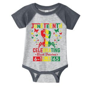 Juneteenth Celebrating Black Freedom 1865 African American Infant Baby Jersey Bodysuit