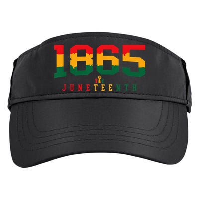 Juneteenth Celebrate Black Freedom 1865 History Month Adult Drive Performance Visor