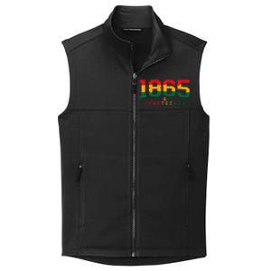 Juneteenth Celebrate Black Freedom 1865 History Month Collective Smooth Fleece Vest