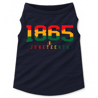 Juneteenth Celebrate Black Freedom 1865 History Month Doggie Tank