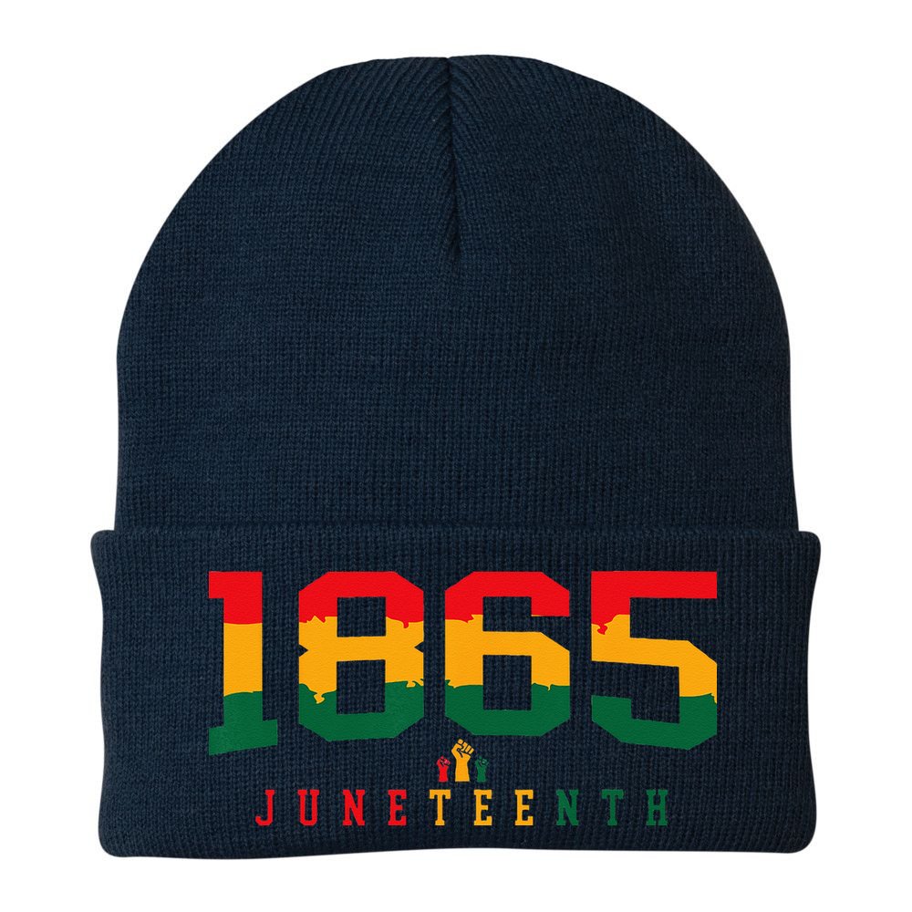 Juneteenth Celebrate Black Freedom 1865 History Month Beanie